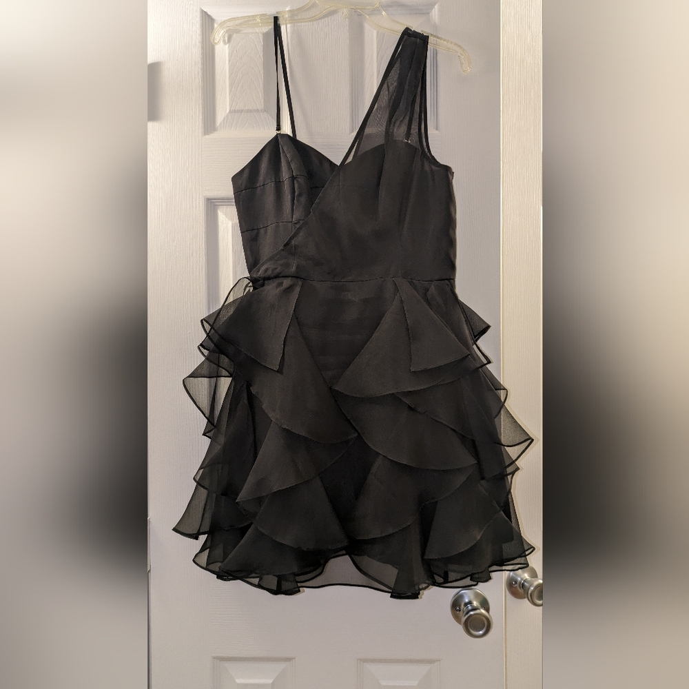 NWT Plenty By Tracy Reese Silk Black Cocktail Dress Sz 6